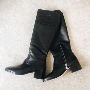 MK Knee-high heeled boots